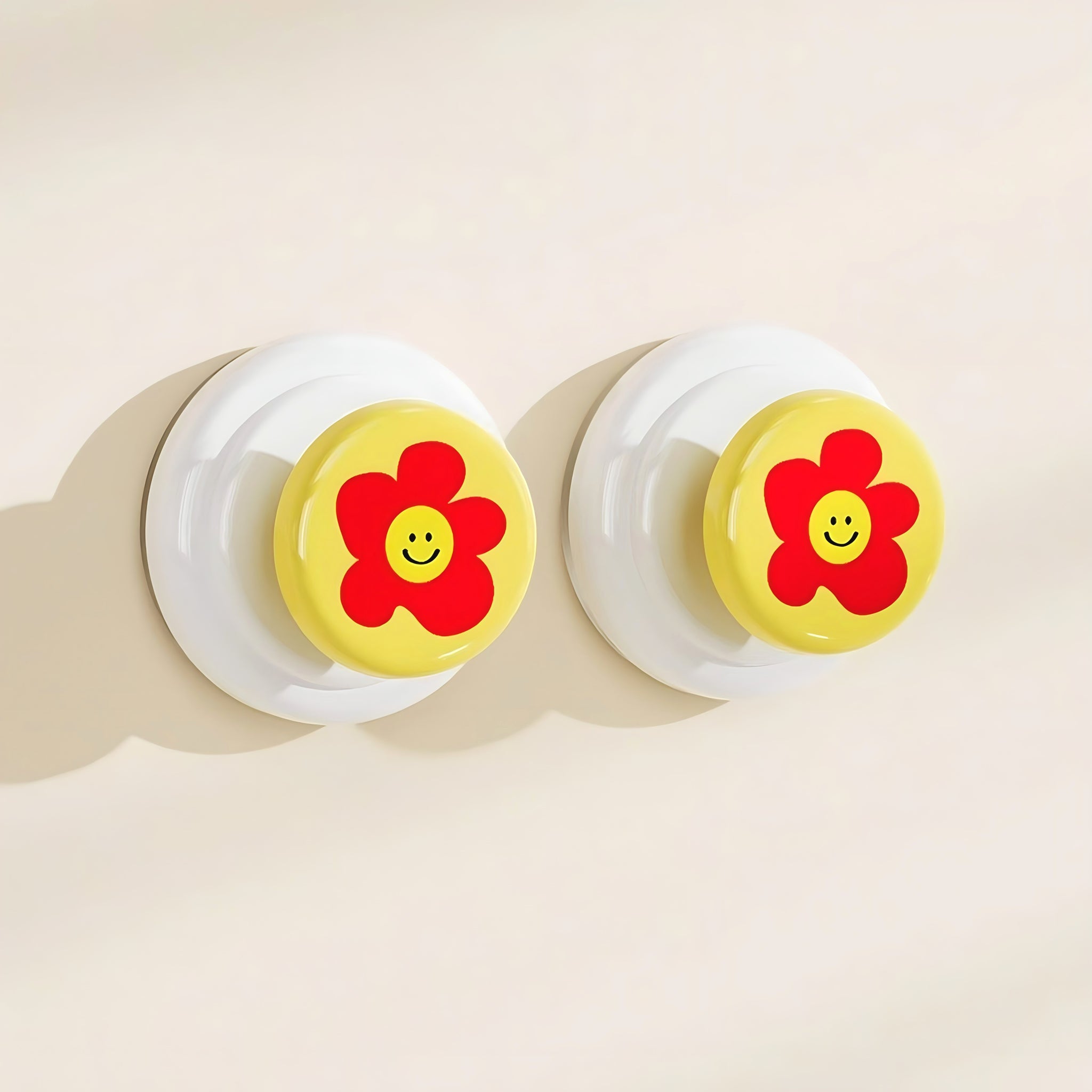 Colorful illustration suction cup hook