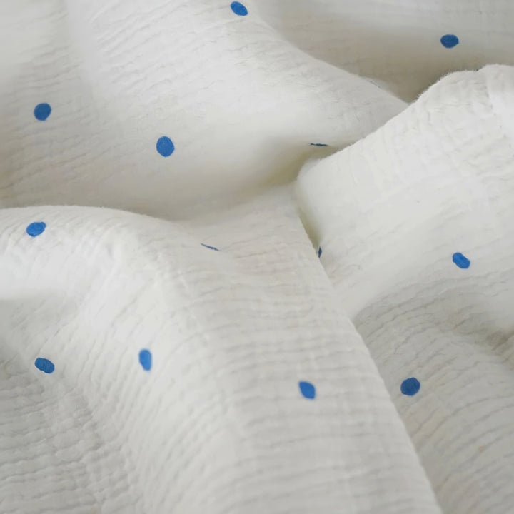 Dotted Soft Gauze Quilt Pink