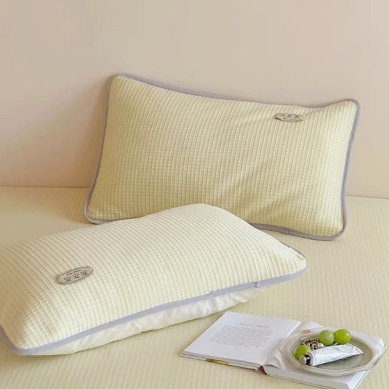 Soft Cool Ice Silk Mat Yellow