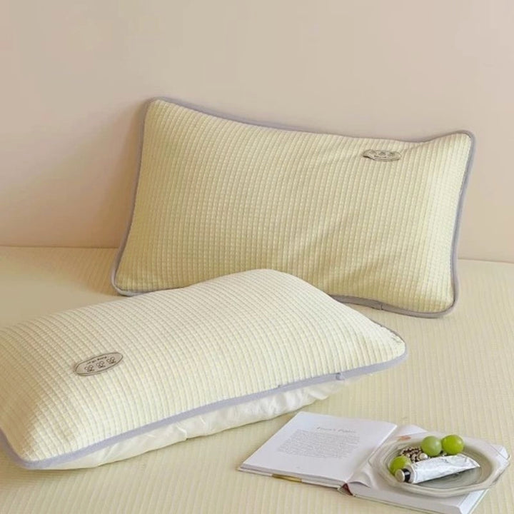 Soft Cool Ice Silk Mat Yellow