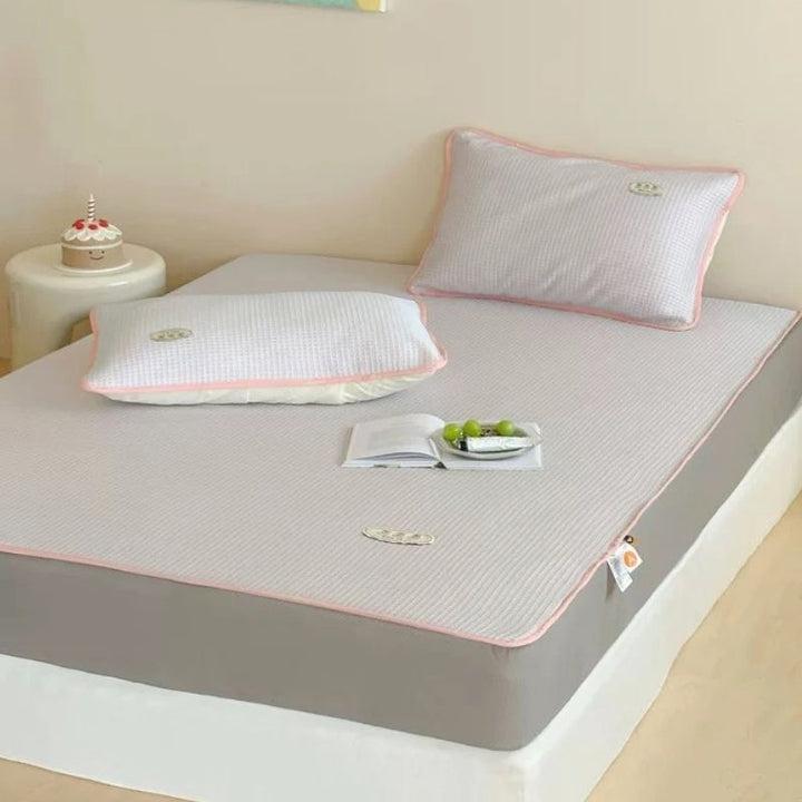Soft Cool Ice Silk Mat Purple