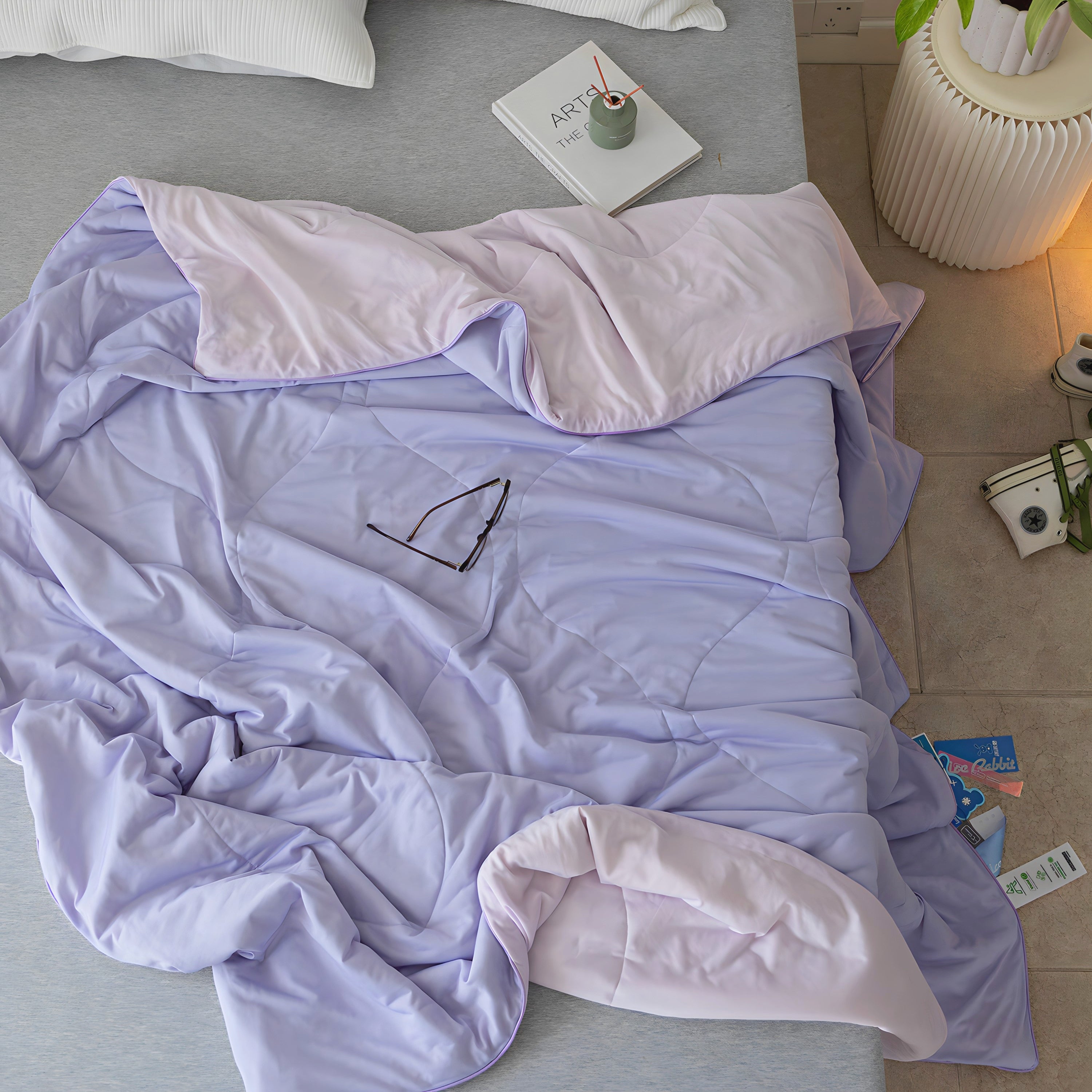 Candy Color Cool Blanket Purple