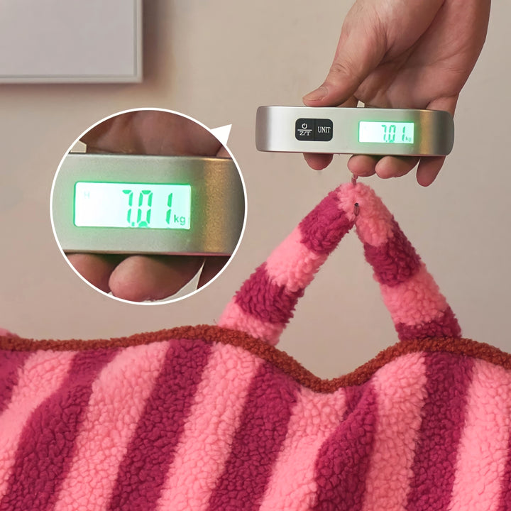 カラフルフリースストライプシングルソファ