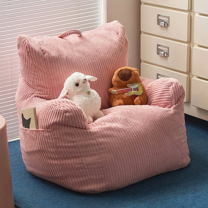 コーデュロイビーズミニソファ