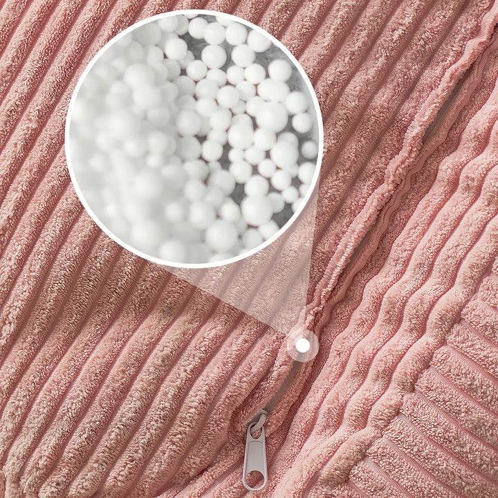 コーデュロイビーズミニソファ