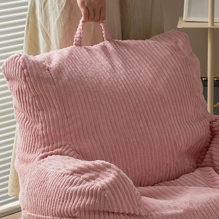 コーデュロイビーズミニソファ