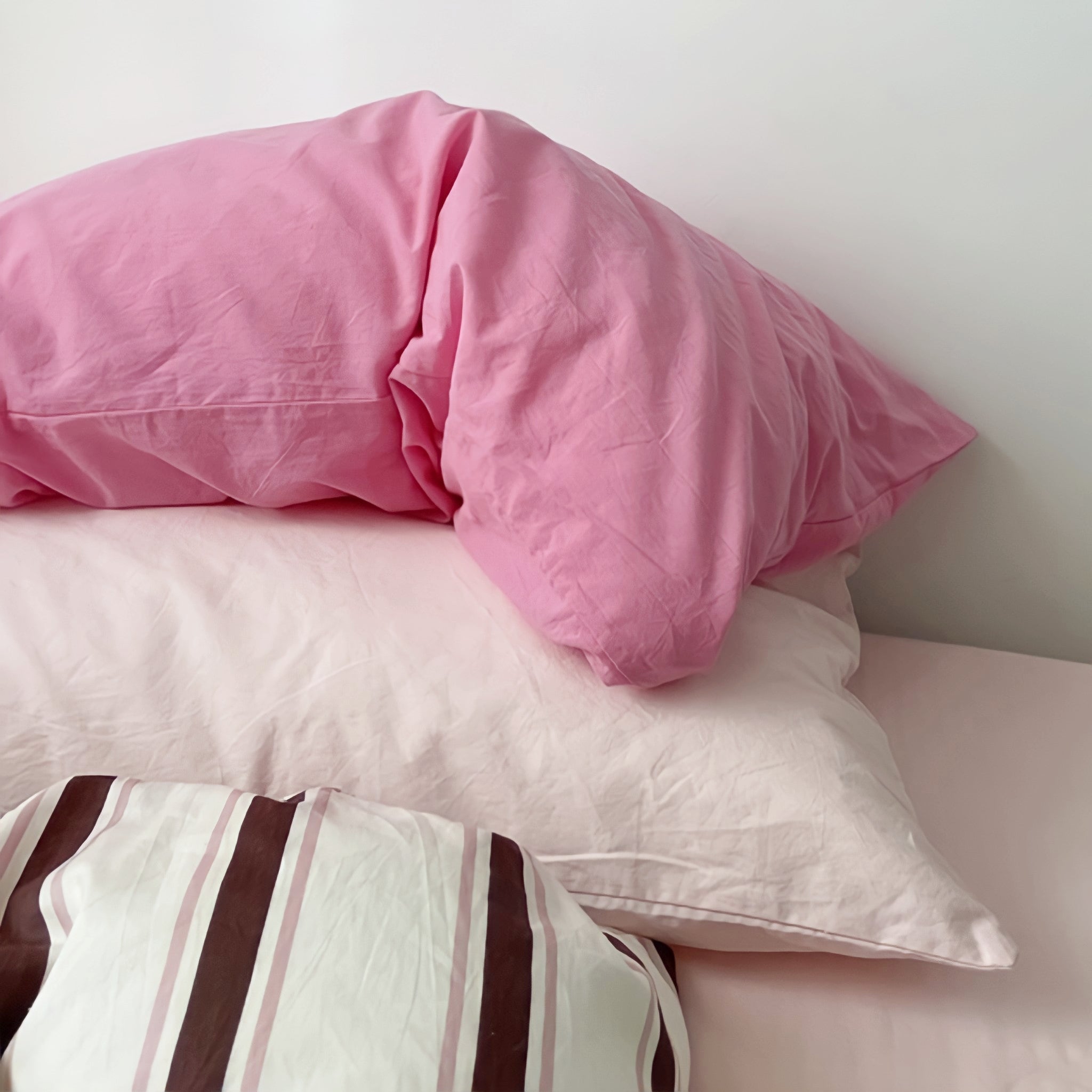 ミックスピンク枕カバー