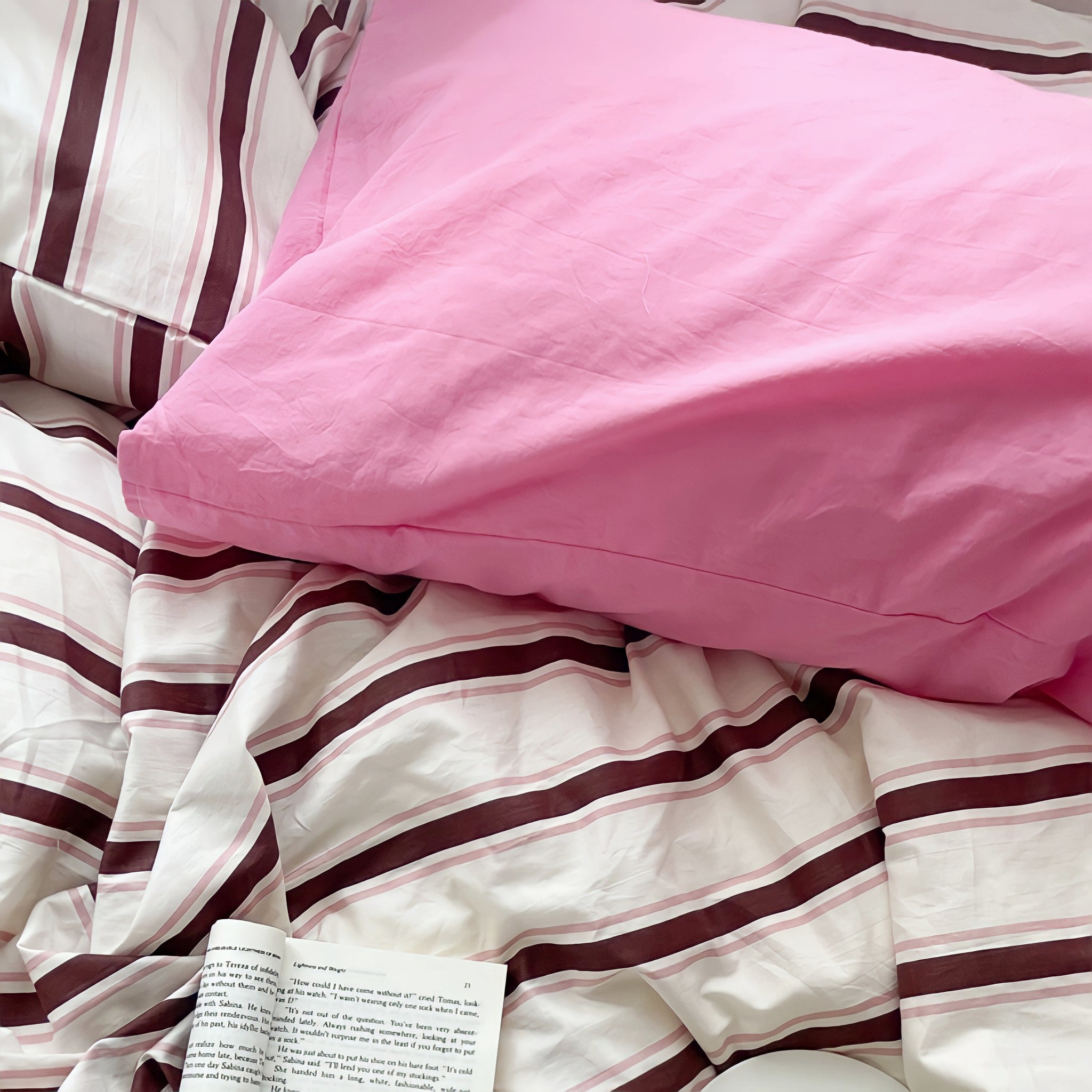 ミックスピンク枕カバー