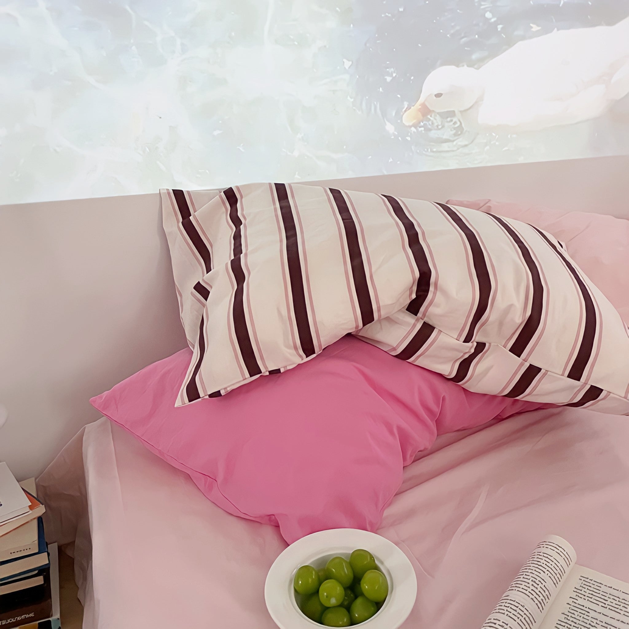 ミックスピンク枕カバー