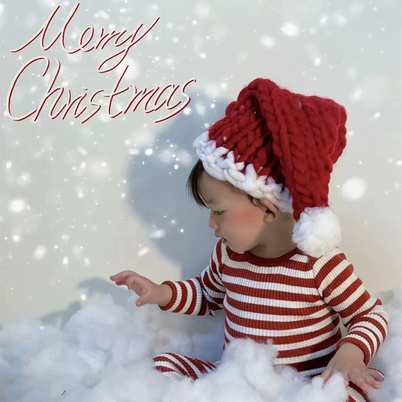 ニットウールサンタ帽子 kocol