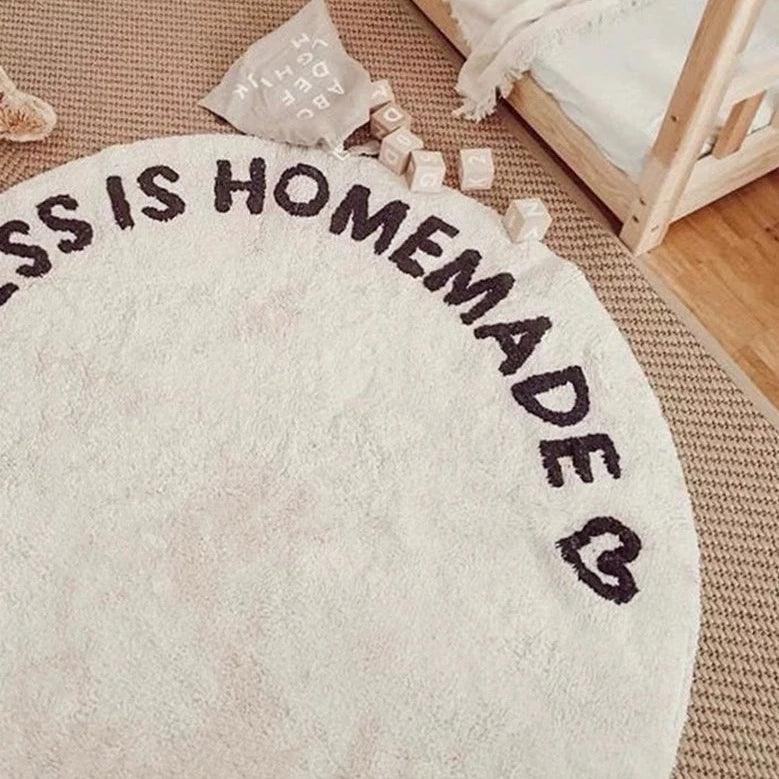 北欧スタイルの寝室 子供部屋 ラウンドカーペット / Scandinavian style bedroom children's room round carpet - kocol