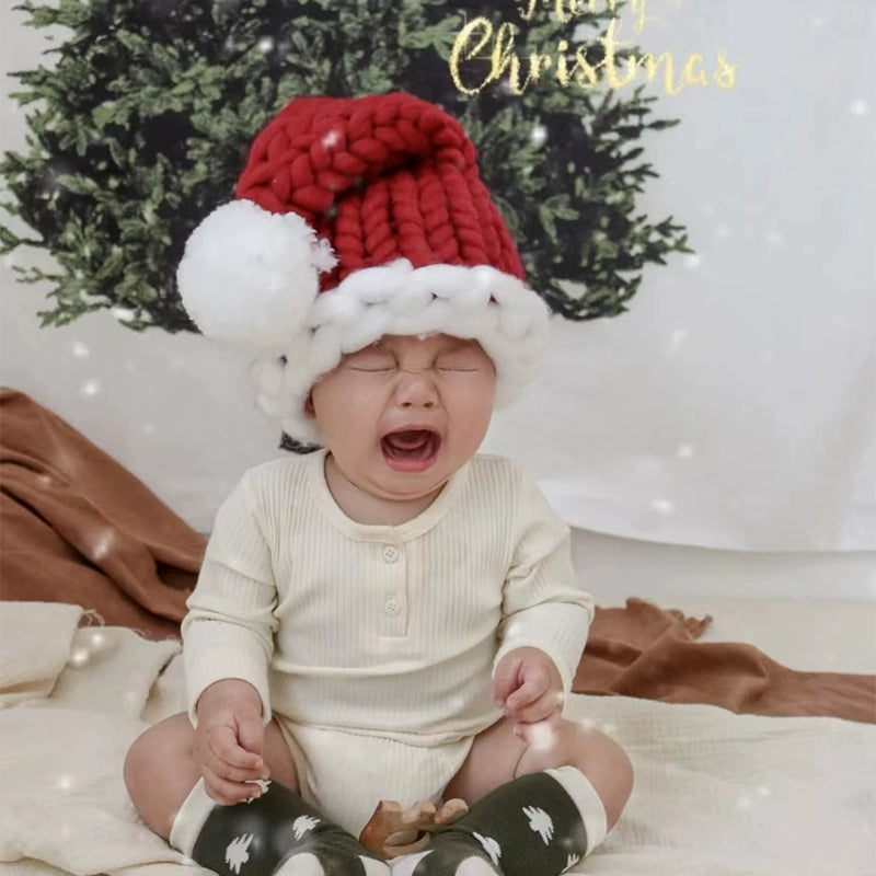 ニットウールサンタ帽子 kocol