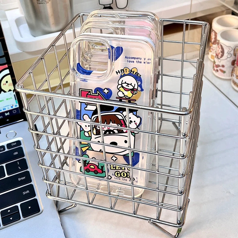 スクエアワイヤー収納カゴ kocol