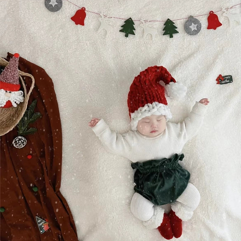 ニットウールサンタ帽子 kocol