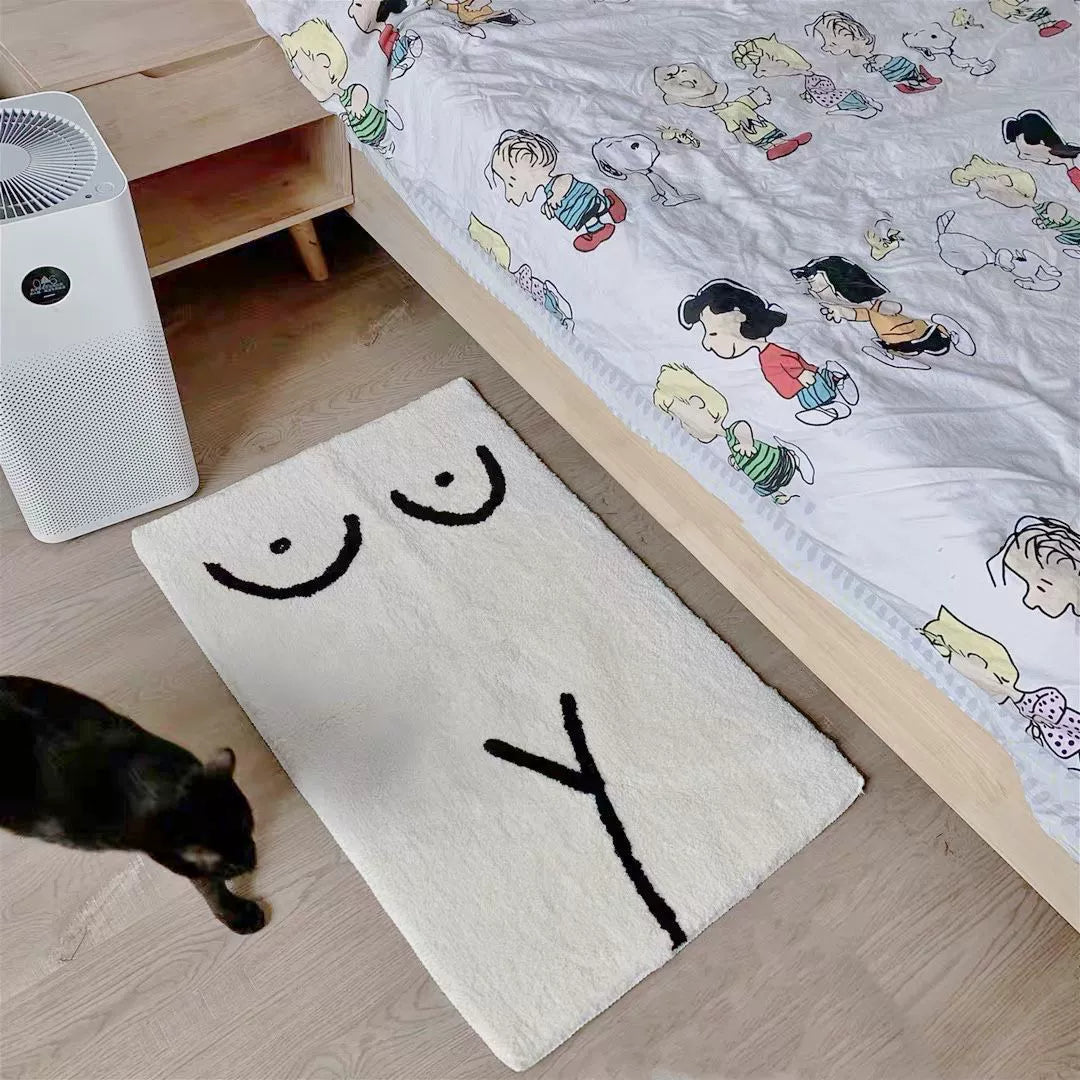 ユニーク柄ラグマット kocol