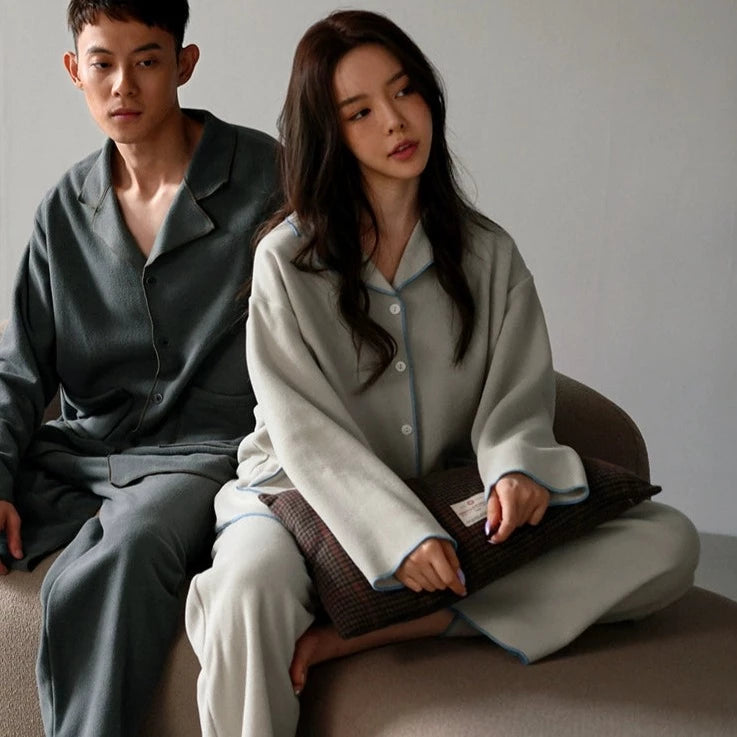 ユニセックス フリース 長袖パジャマ kocol