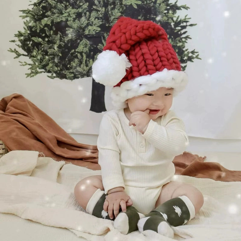 ニットウールサンタ帽子 kocol