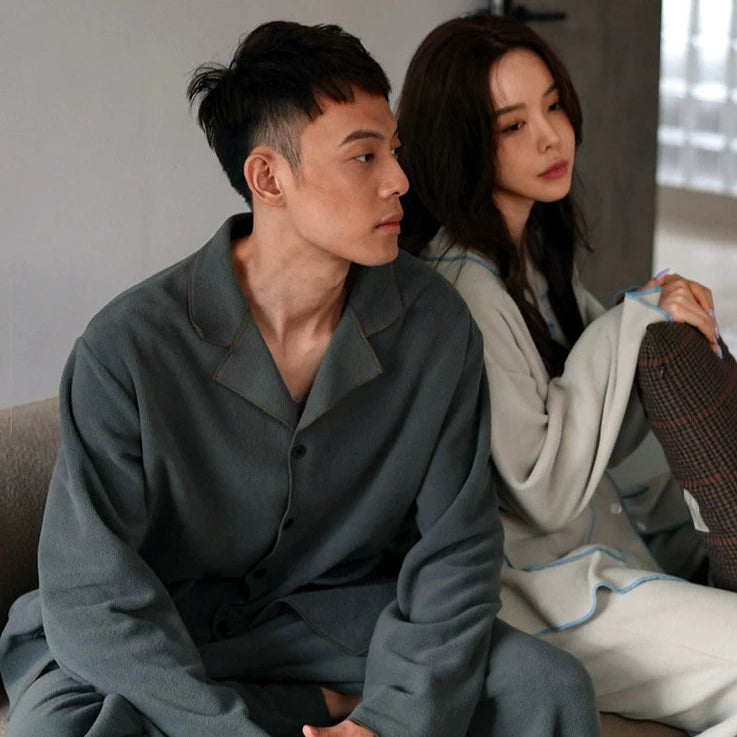 ユニセックス フリース 長袖パジャマ kocol