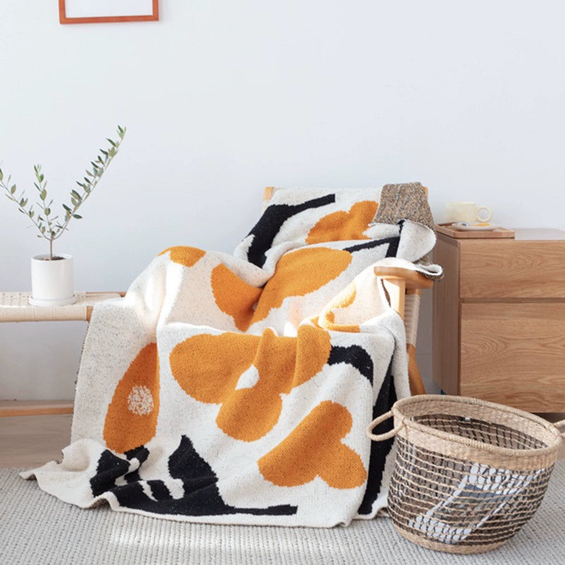 花柄ブランケット kocol